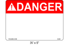 Custom 3.5" x 5" | ANSI Danger Labels