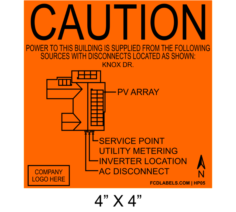 4" x 4" | House Placard | Map Layout - Orange & Black