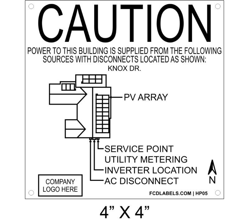 4" x 4" | House Placard | Map Layout - White & Black with Rivets