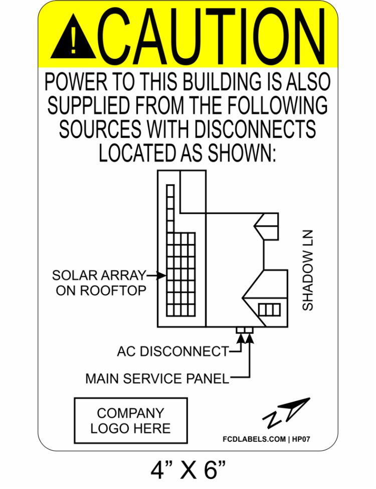 4" x 6" | House Placard | Map Layout - ANSI