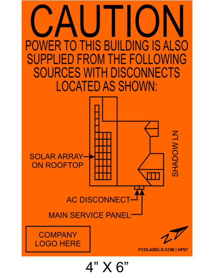 4" x 6" | House Placard | Map Layout - Orange & Black