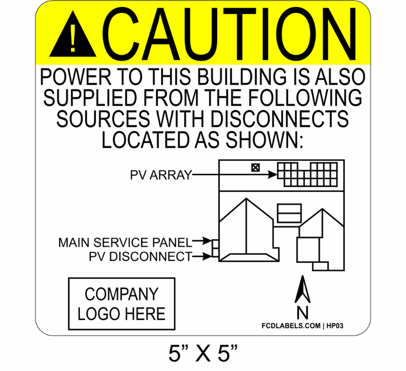 5" x 5" | House Placard | Map Layout - ANSI