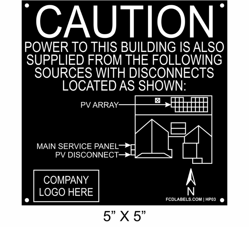 5" x 5" | House Placard | Map Layout - Black & White with Rivets