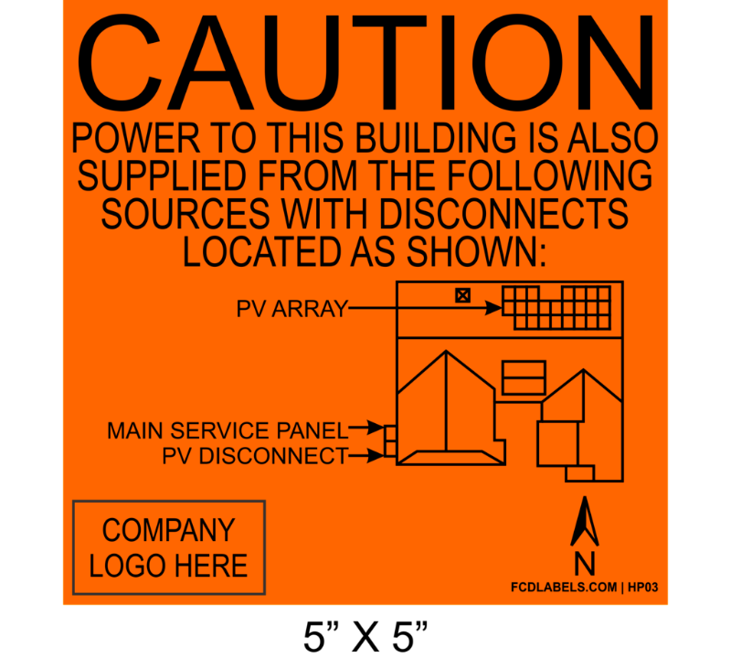 5" x 5" | House Placard | Map Layout - Orange & Black