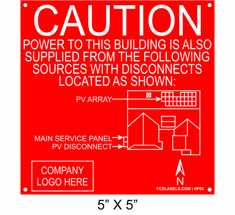 5" x 5" | House Placard | Map Layout - Red & White with Rivets