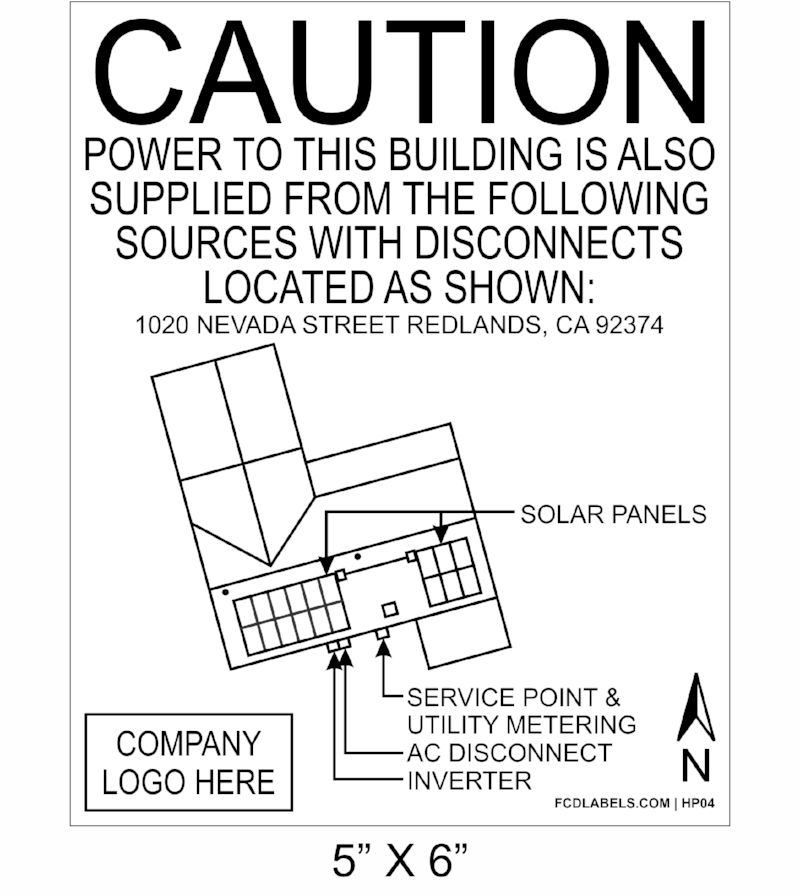 5 x 6" | House Placard | Map Layout - White & Black