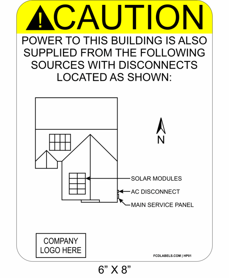 6" x 8" | House Placard | Map Layout - ANSI