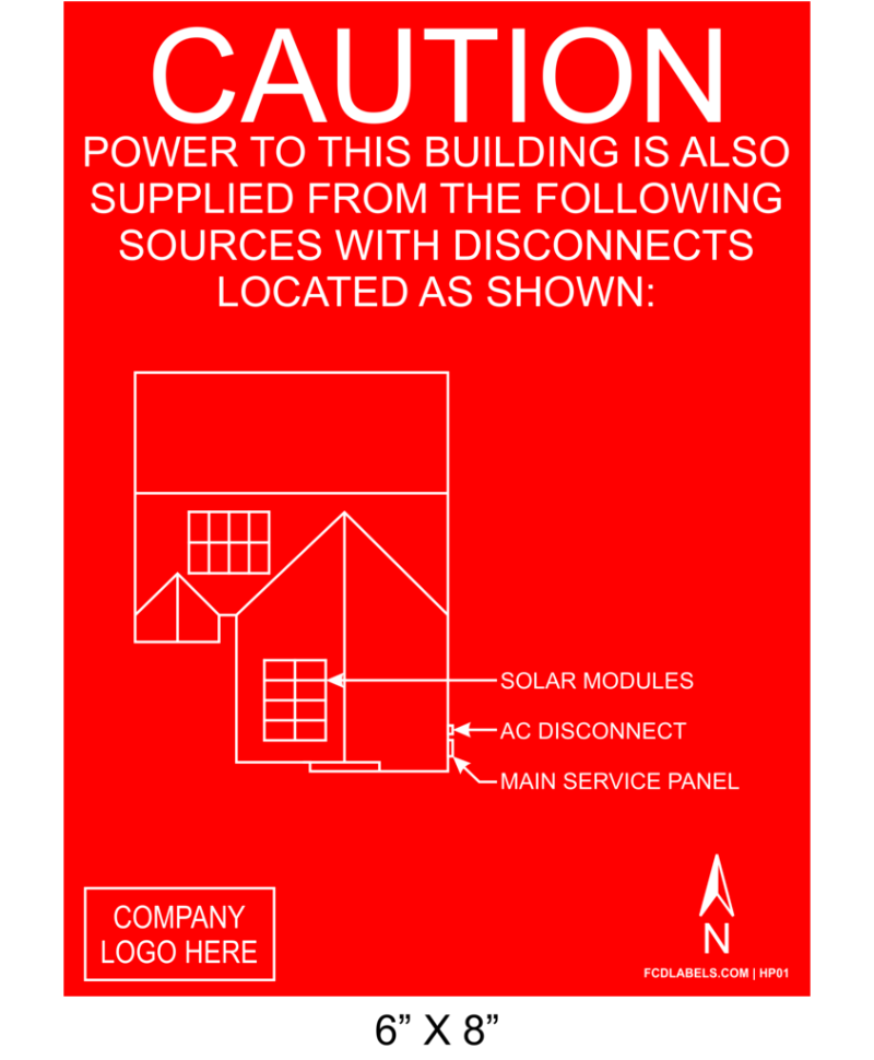 6" x 8" | House Placard | Map Layout - Red & White
