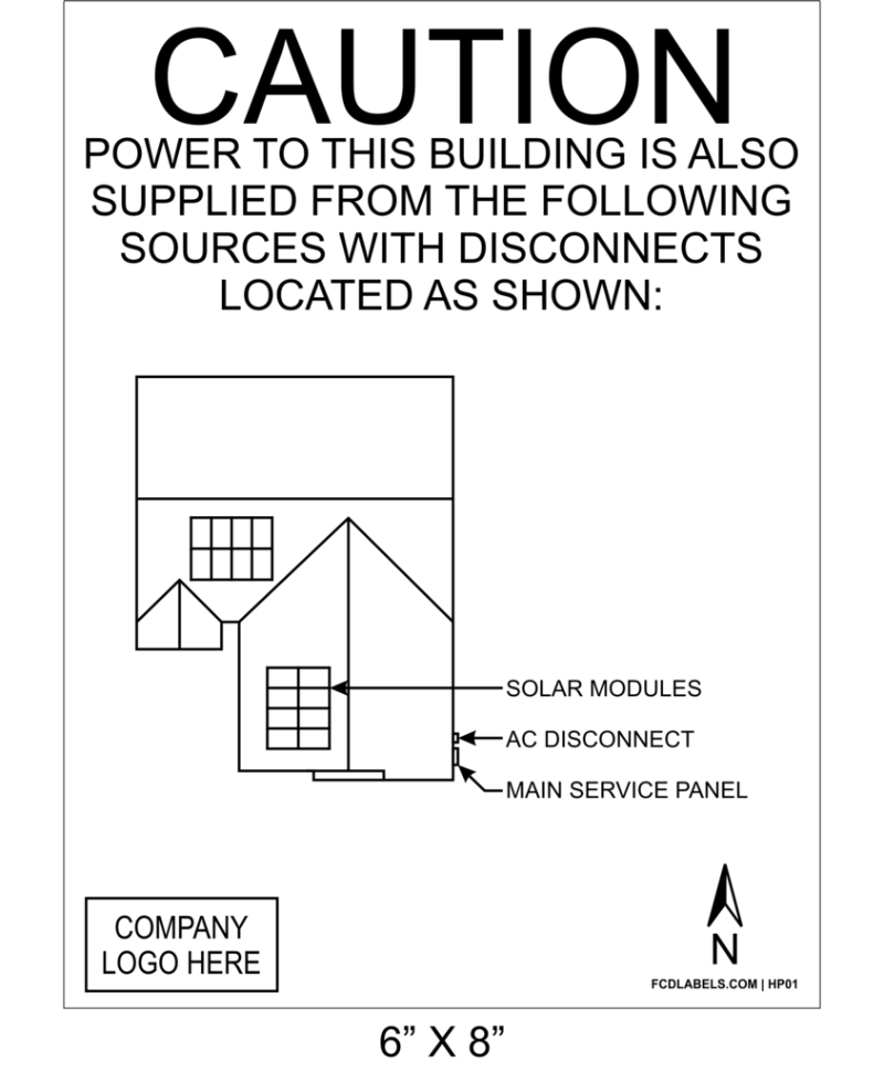 6" x 8" | House Placard | Map Layout - White & Black