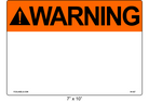 Custom 7" x 10" | ANSI Warning Labels