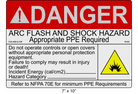 Reflective 7" x 10" | Danger Do Not Operate Fill-Ins | ANSI Arc Flash Labels