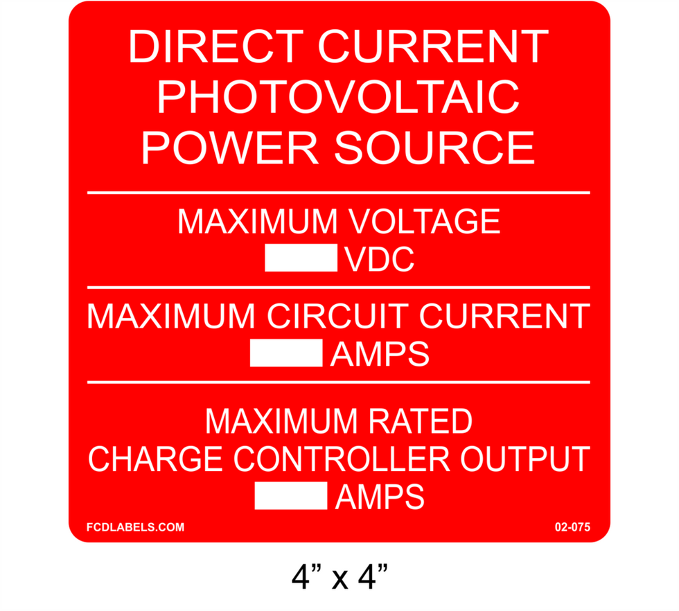 Custom Solar Signage – FCDLabels