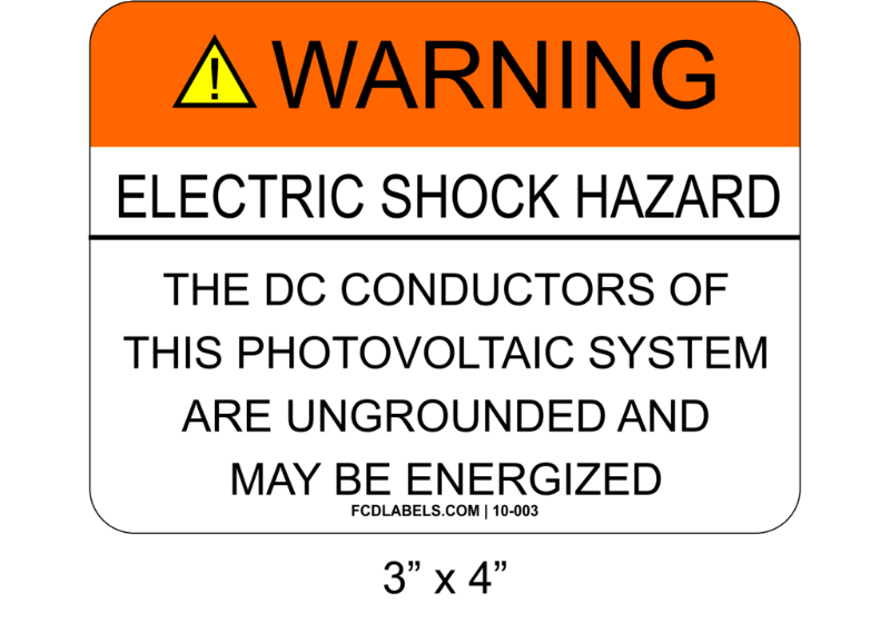 3" x 4" | The DC Conductors | Aluminum Warning Signs