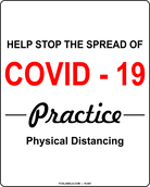 COVID-19 | HELP STOP THE SPREAD OF COVID-19. PRACTICE SOCIAL DISTANCING