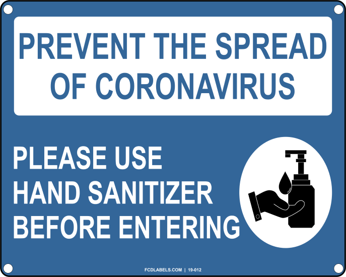 COVID-19 | PLEASE USE HAND SANITIZER BEFORE ENTERING