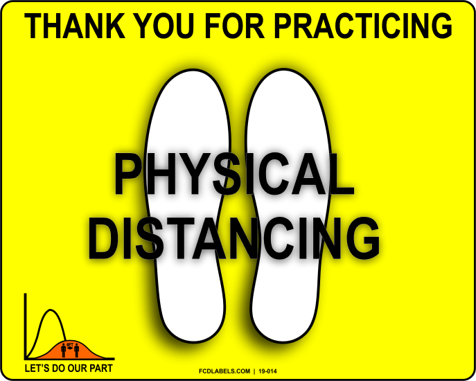 COVID-19 | THANK YOU FOR PRACTICING PHYSICAL DISTANCING