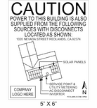 5 x 6" | House Placard | Map Layout - White & Black