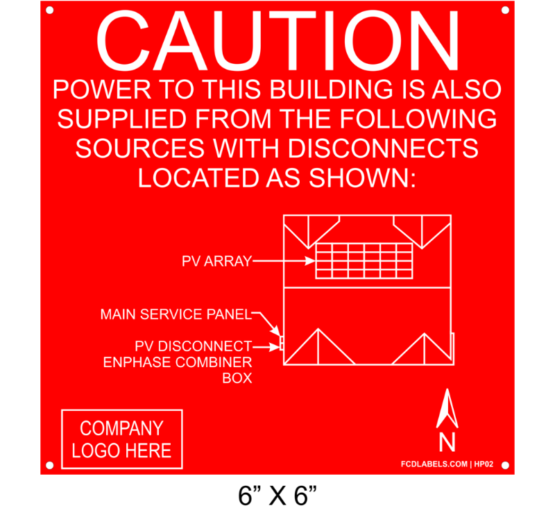 6" x 6" | House Placard | Map Layout - Red & White with Rivets