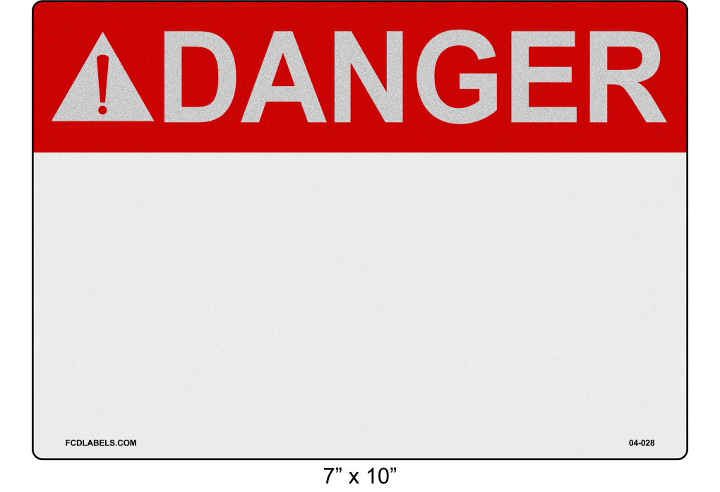 Custom | ANSI Danger Labels – FCDLabels