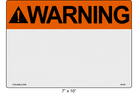 Custom Reflective 7" x 10" | ANSI Warning Labels