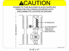 8.5" x 11" | House Placard | Map Layout - ANSI with Rivets